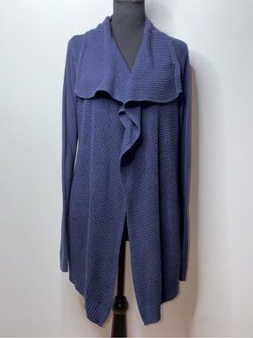 Sonoma Life Style Blue Pocket Cardigan Size M Medium